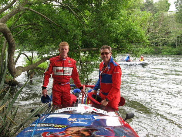 Mark Cromie (right) and Caine Lobb